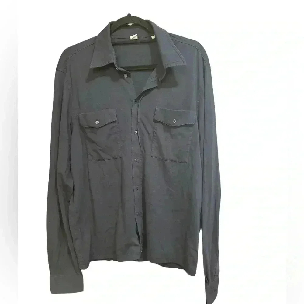 Aspesi Italy Shirt Cotton Long Sleeve Men's Size XL Made in Italy